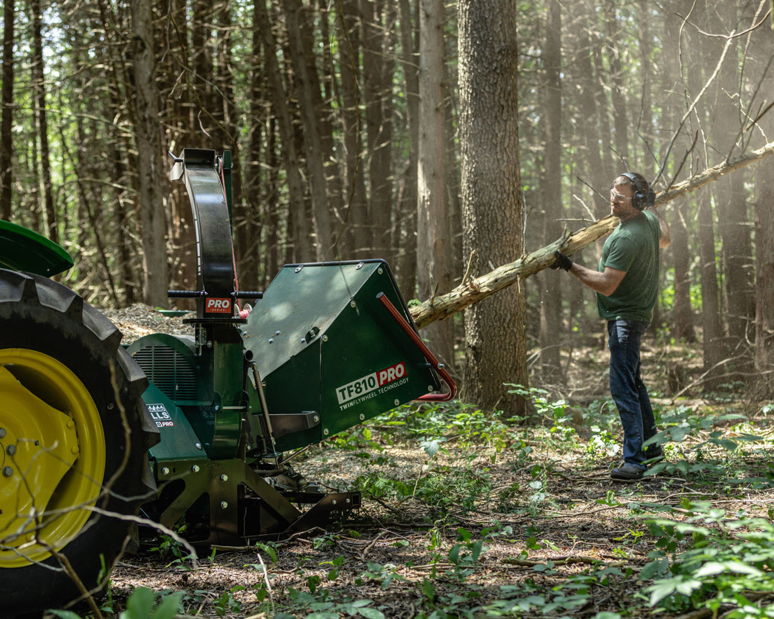 TF810 PRO PTO Wood Chipper