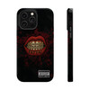 Grunge Lips Design Phone Case