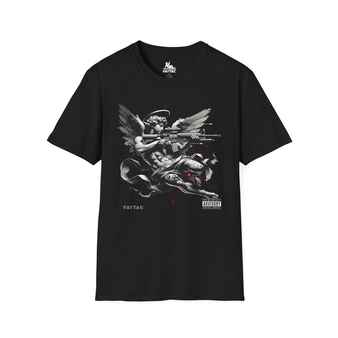 Angel with Rifle Graphic Tee - FATTAC