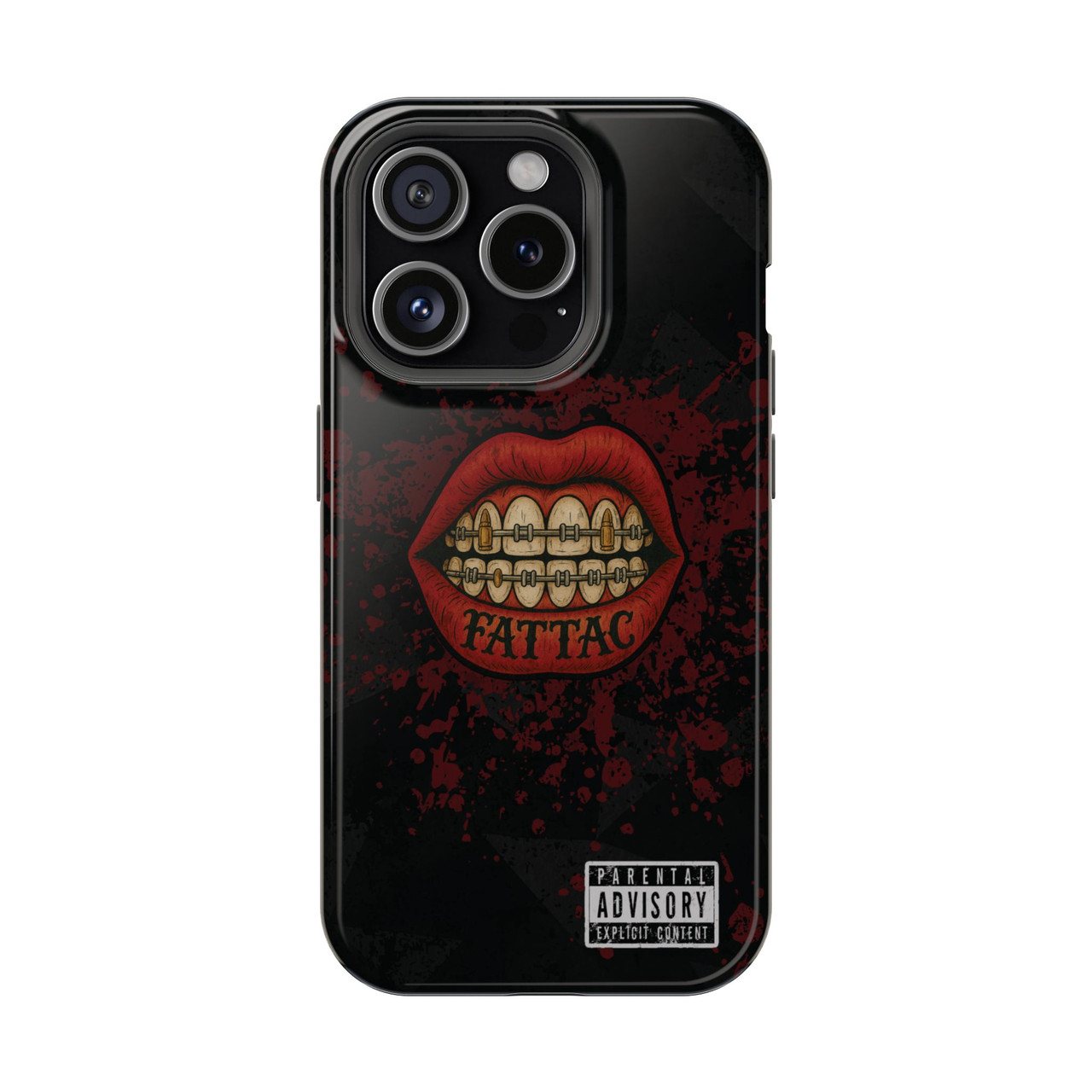 Grunge Lips Design Phone Case