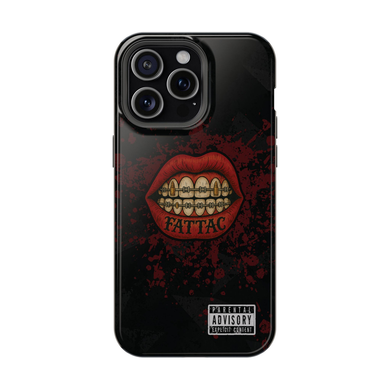 Grunge Lips Design Phone Case
