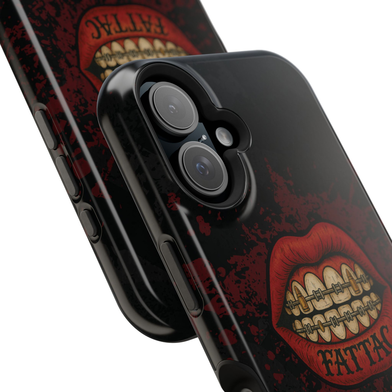 Grunge Lips Design Phone Case