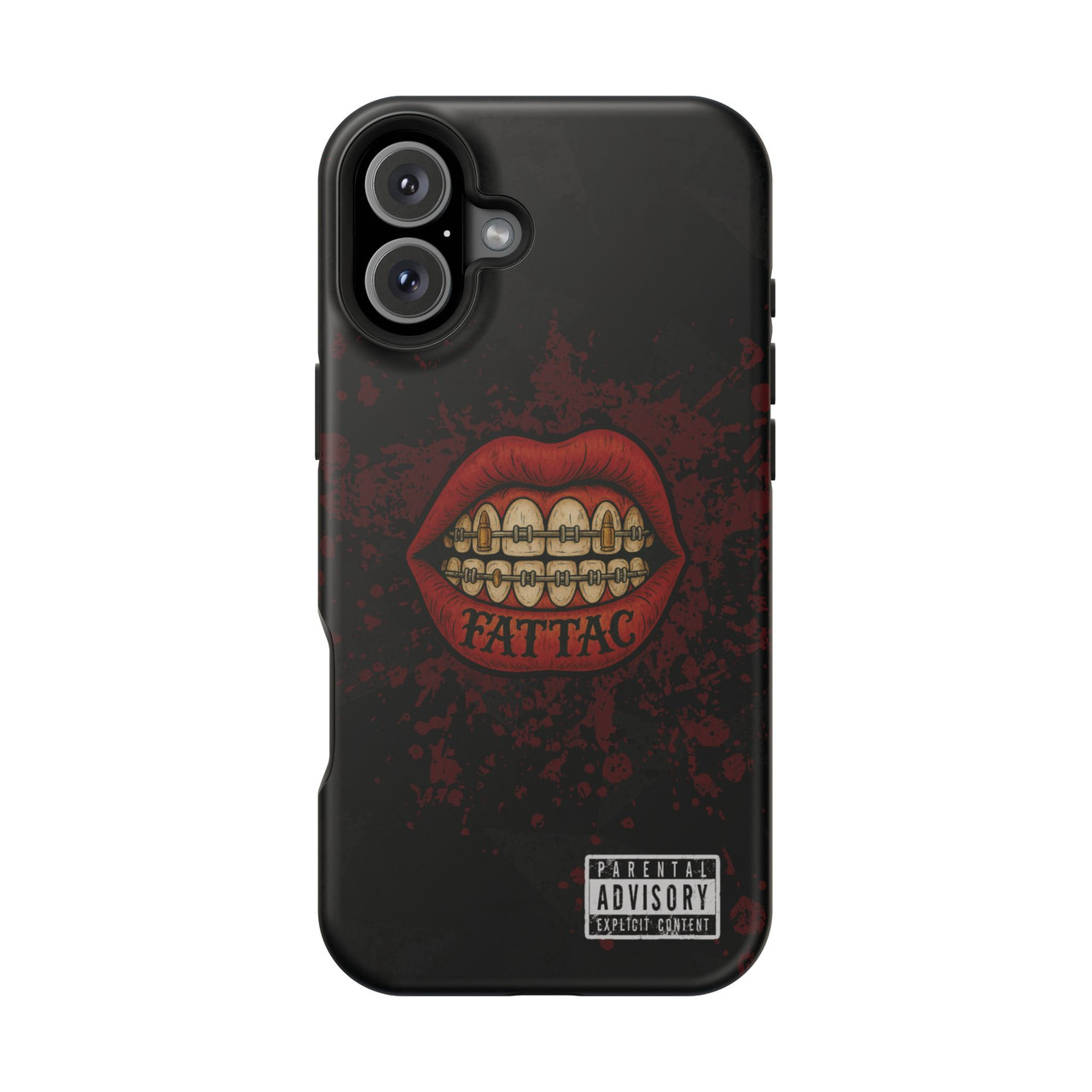 Grunge Lips Design Phone Case