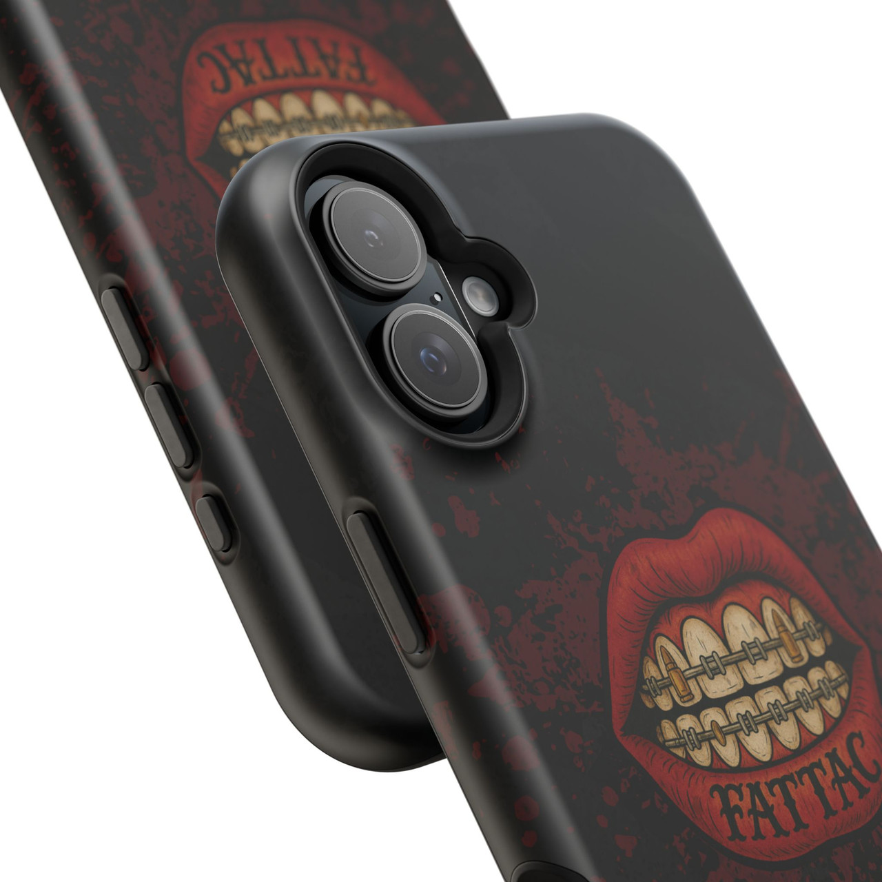 Grunge Lips Design Phone Case
