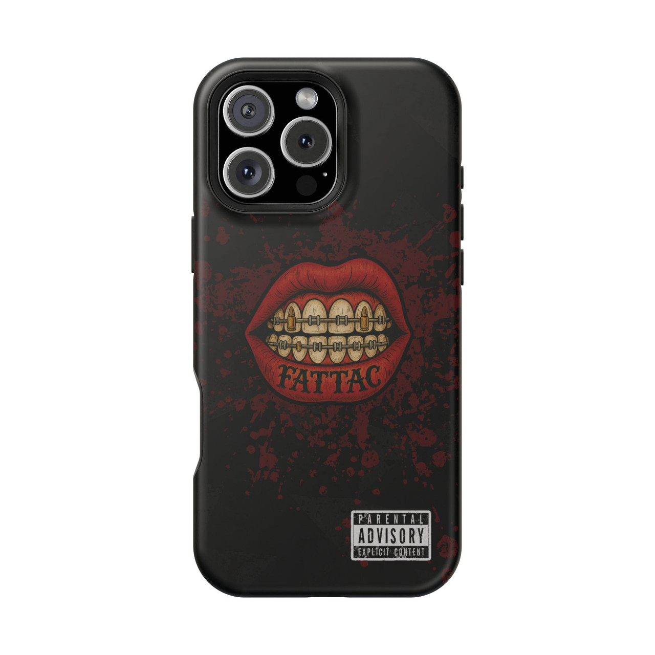 Grunge Lips Design Phone Case