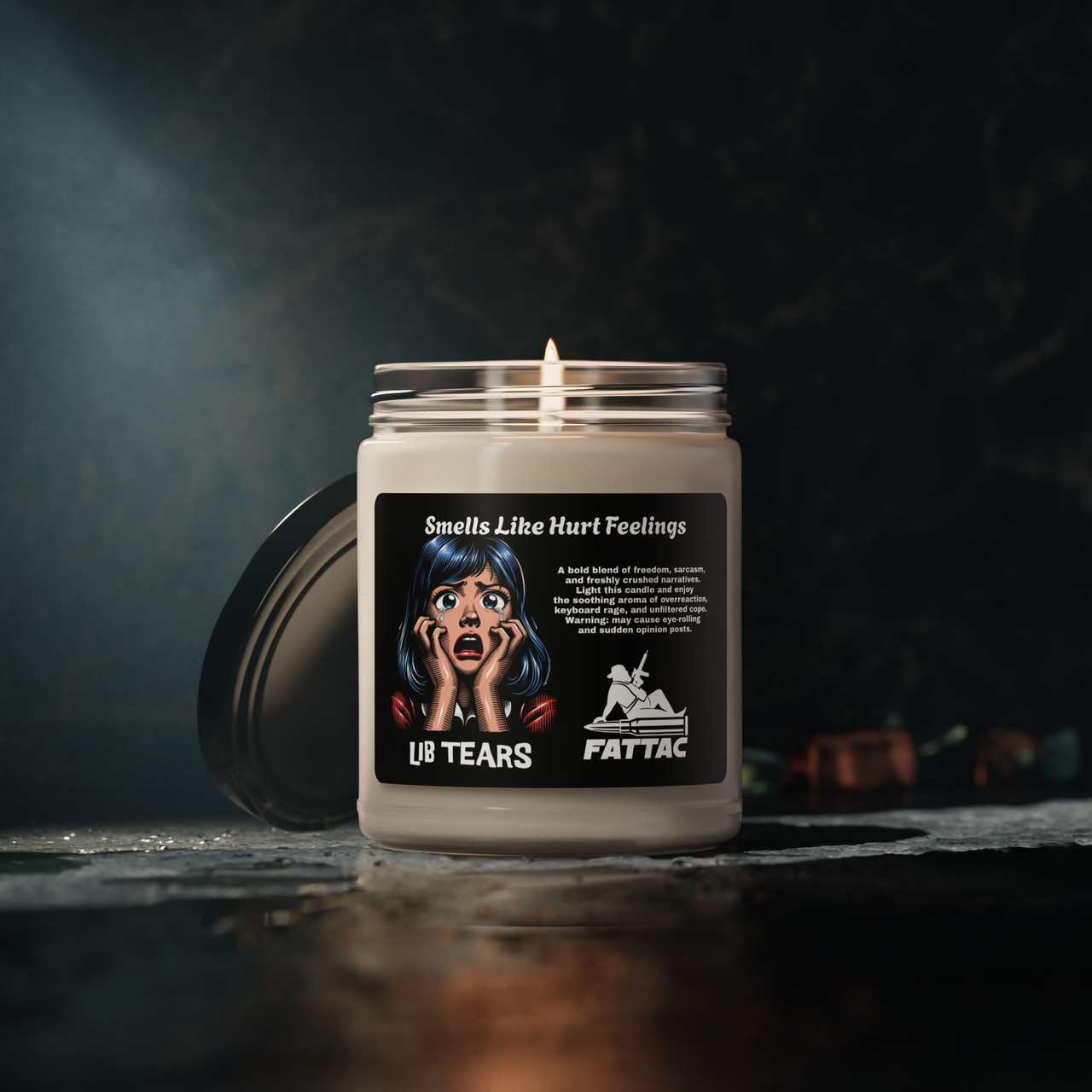 "Smells Like Hurt Feelings" (9oz) | Lib Tears Scented Candle