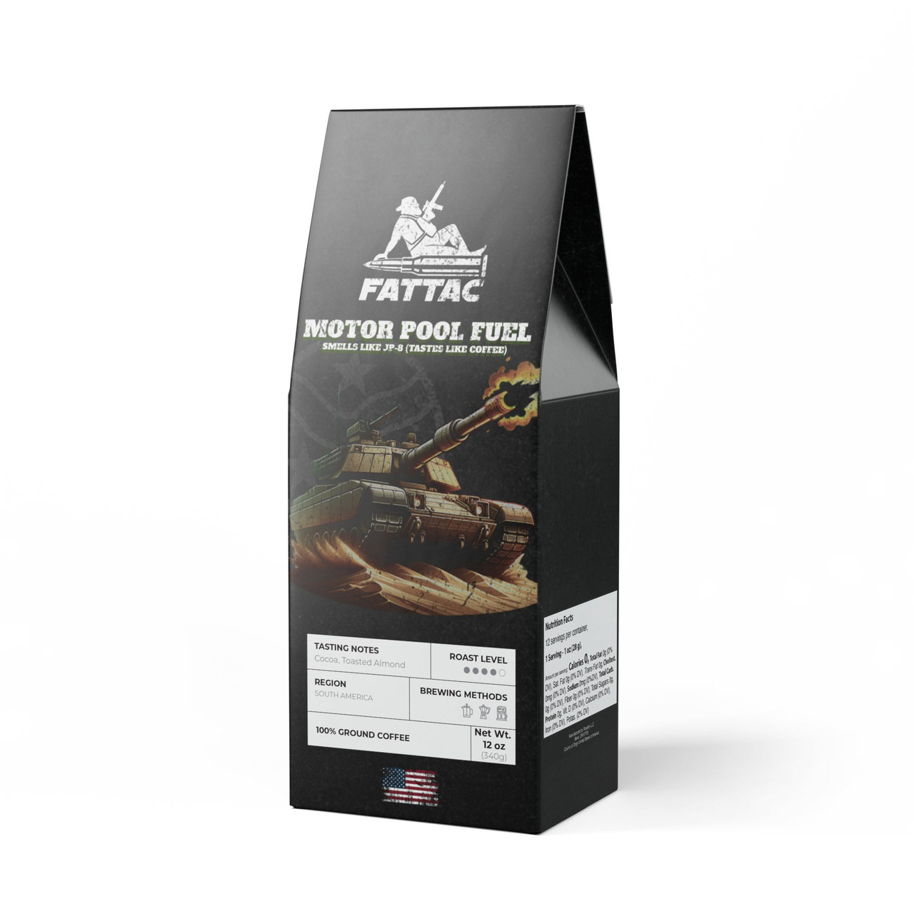 FATTAC Motor Pool Coffee Blend (Medium-Dark Roast)
