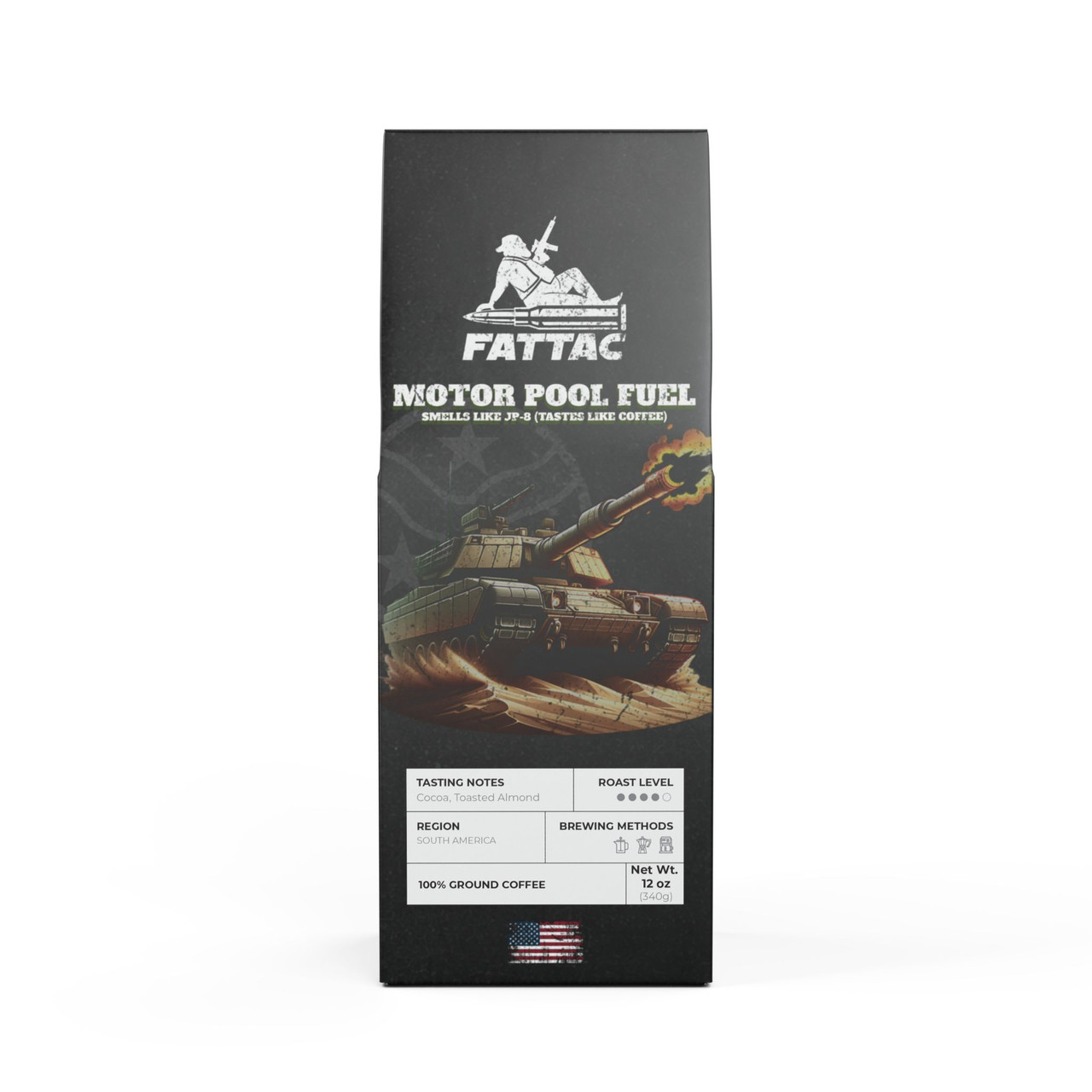FATTAC Motor Pool Coffee Blend (Medium-Dark Roast)