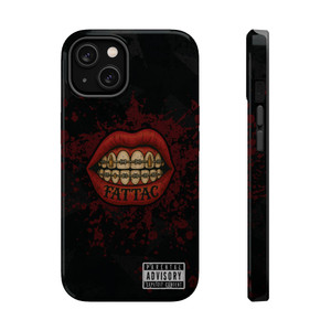 Grunge Lips Design Phone Case