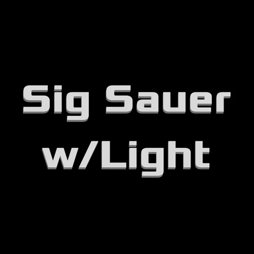 Sig Sauer w/ Light Options OWB  " The Commander"