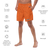 Men's orange swim trunks