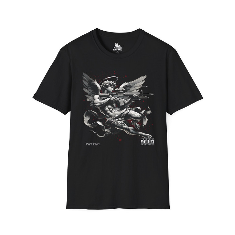 Angel with Rifle Graphic Tee