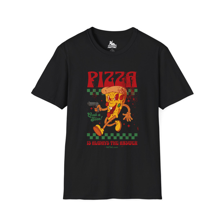 "Pizza or Bust" Retro Slice Graphic Tee