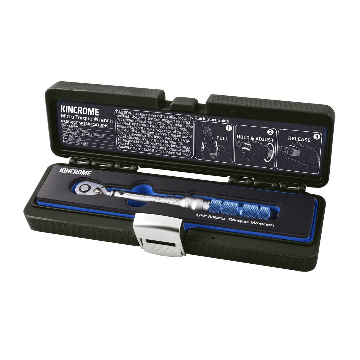 Kincrome K8036 - Torque Wrench 2-10Nm 1/4