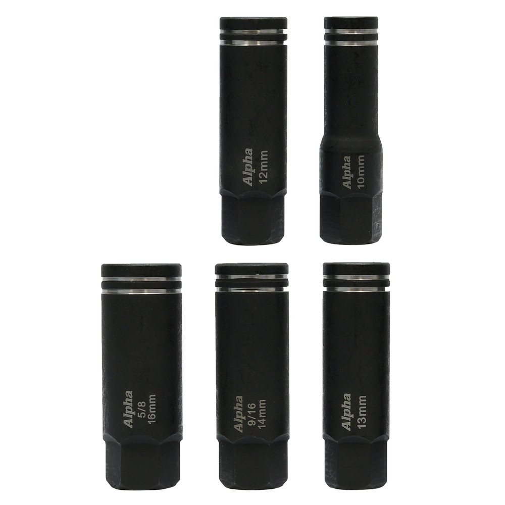 Alpha DNBE-SET5D - Damaged Nut & Bolt Extractor Set - 3/8