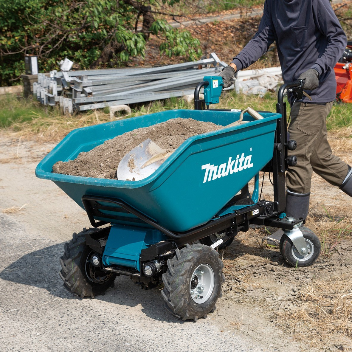 Wheel Barrow Makita Powered Wheelbarrow Makita DCU602Z 36V