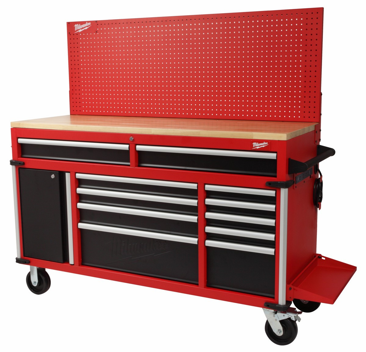 TKScompany Milwaukee 48228563W - Mobile Work Station - Wood Top 61