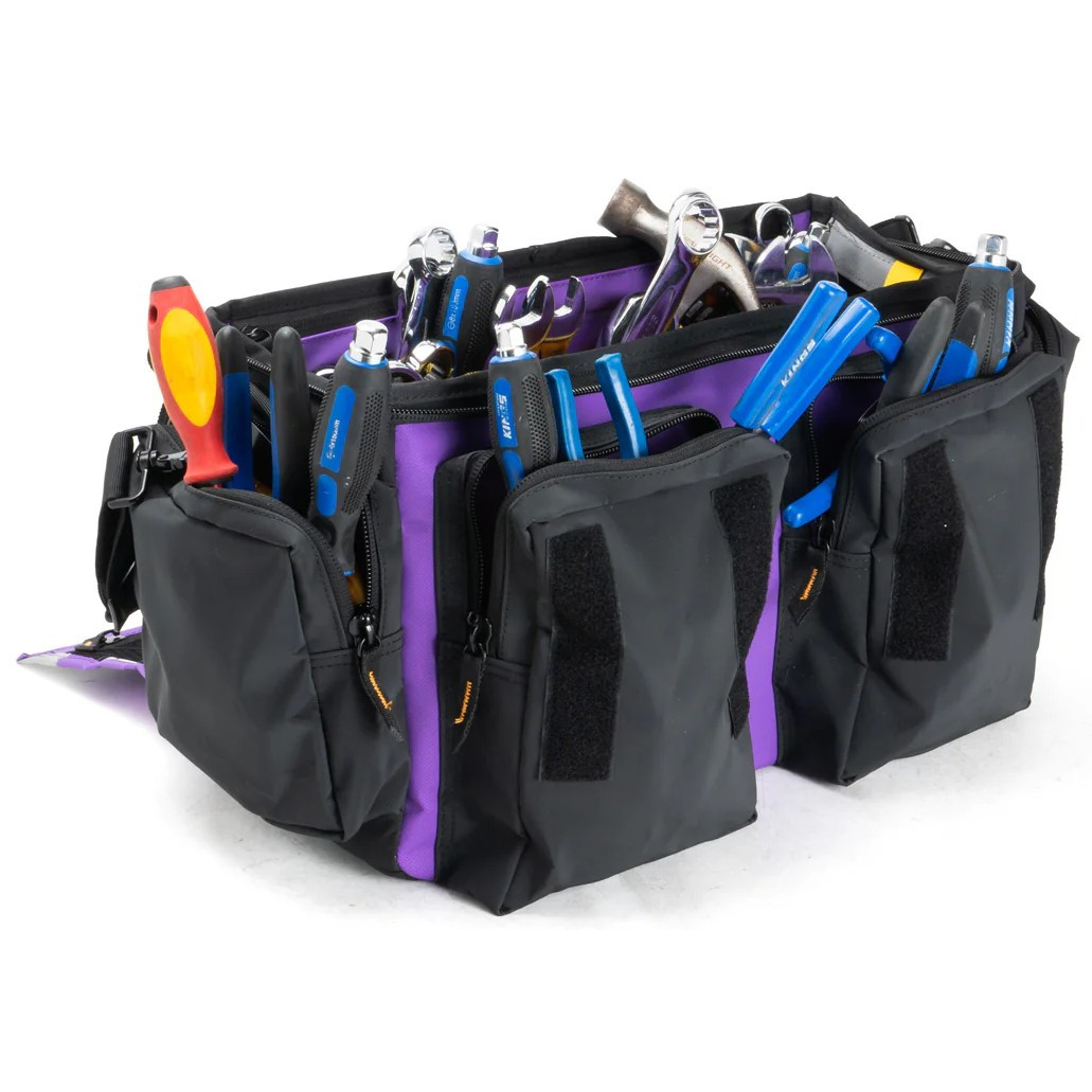 Rugged Xtremes RX05B512PUBK - Workmate Medium Tool Bag - Purple
