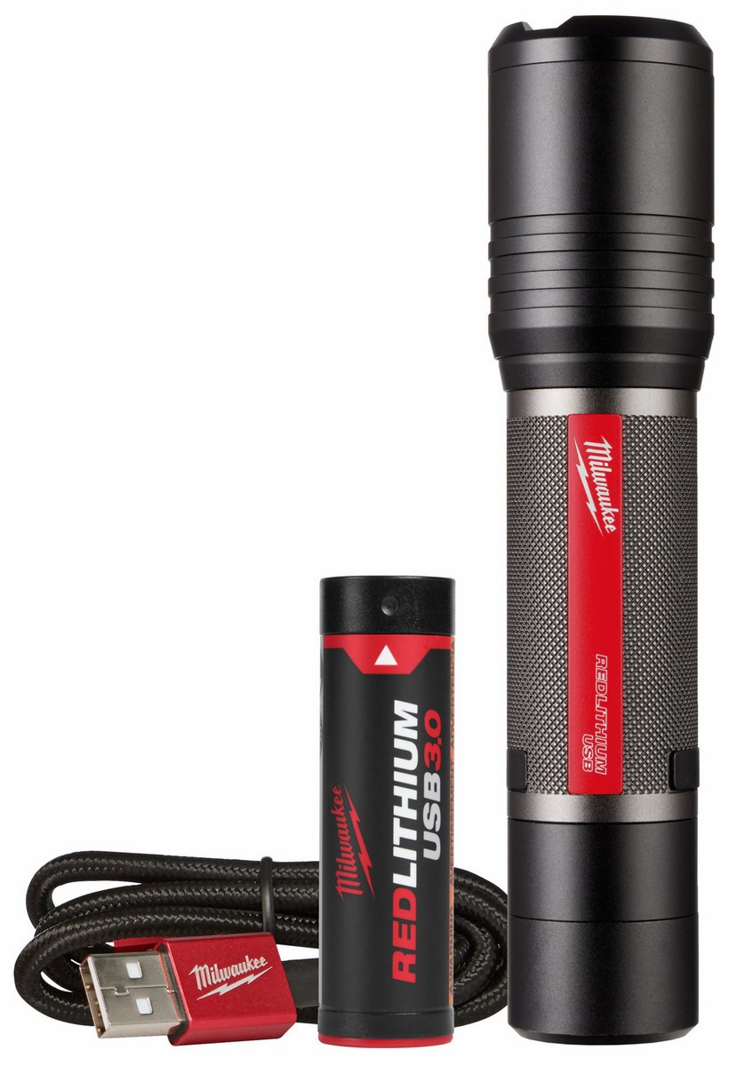 Milwaukee L4FL2000301 - USB Rechargeable Slide Focus Flashlight