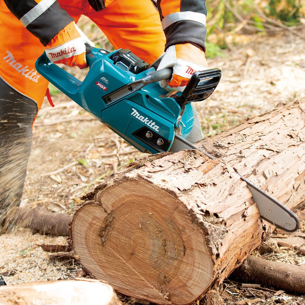 Chain Saws Makita Chainsaw Tool Only Makita 18V X2 LXT 16″ Battery