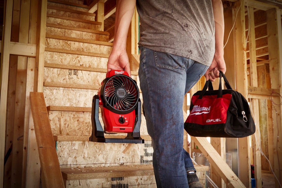 Milwaukee M12AF0 - 12V Mounting Fan (Tool Only) - Toolmart
