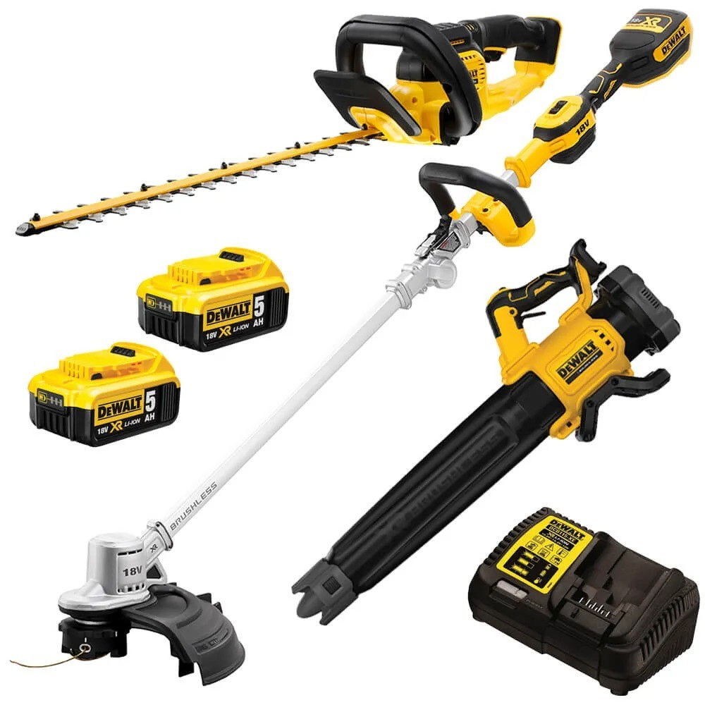 Battery Powered Dewalt Cordless Weed Eater Blower Combo Dewalt1