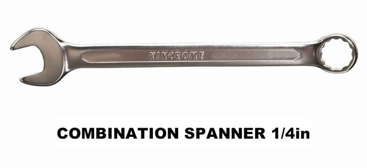 Kincrome C08C - Combination Spanner 1/4" Satin Finish Kincrome Australia