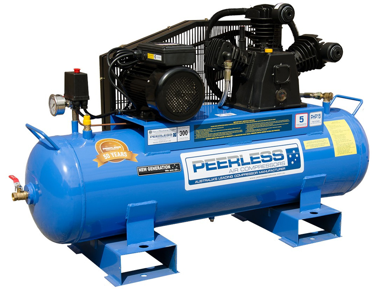 Peerless PHP15FB  PHP15 High Pressure Fatboy Air Compressor Australia