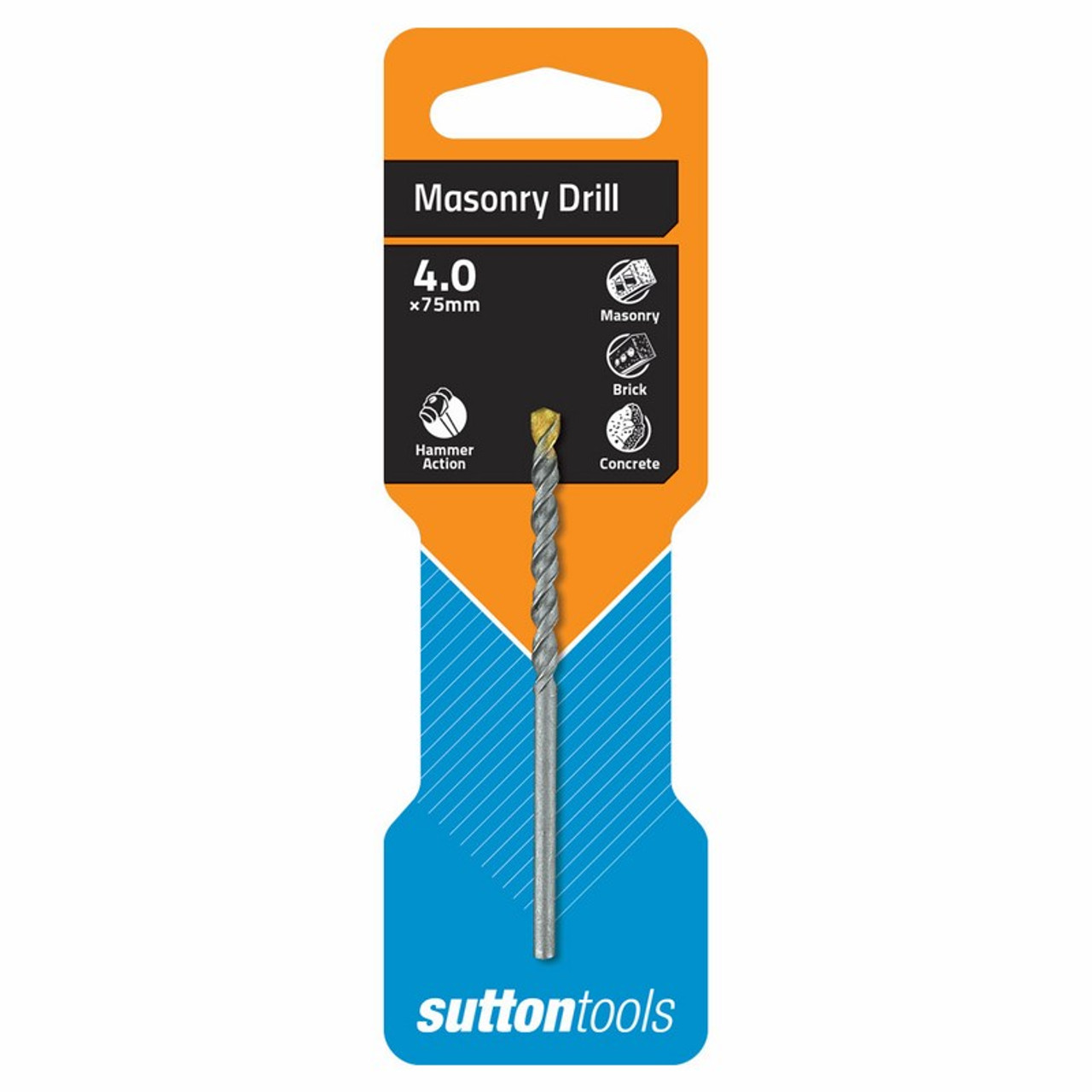 Sutton D6000400 - Masonry Drill Std 4mm x 75mm Sutton Australia