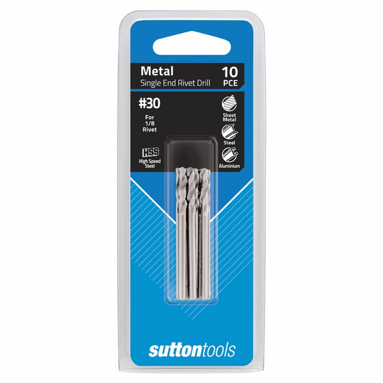 Sutton D1320326 – Panel Drill – Single End #30 Bright – 10 Pack Sutton Australia