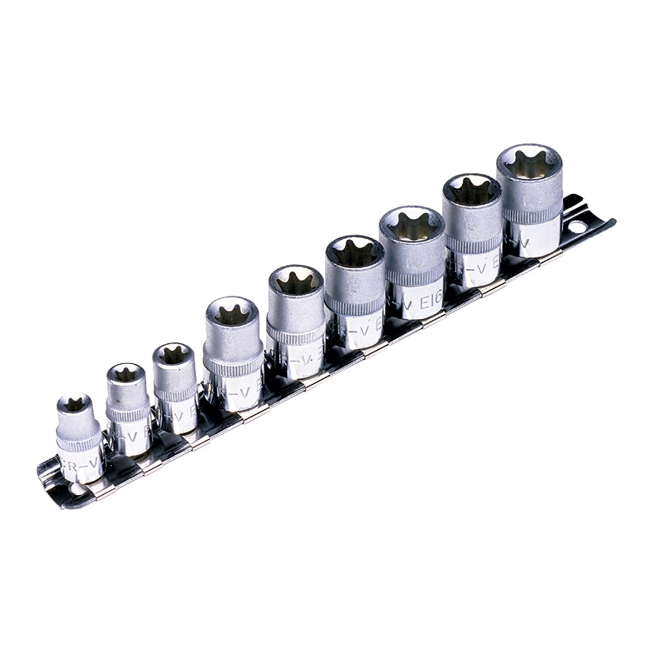 Sidchrome SCMT70288 – Socket Set Torx – 9 Piece Sidchrome Australia