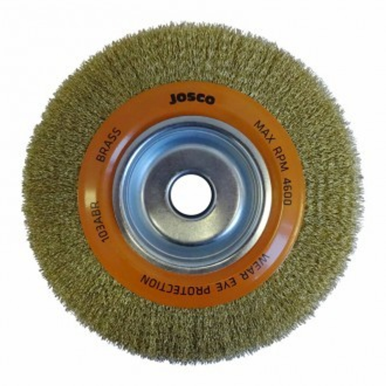 Josco 102BBR - Crimped Wheel Brush 150x19xMB 0.35mm Brass Josco Australia