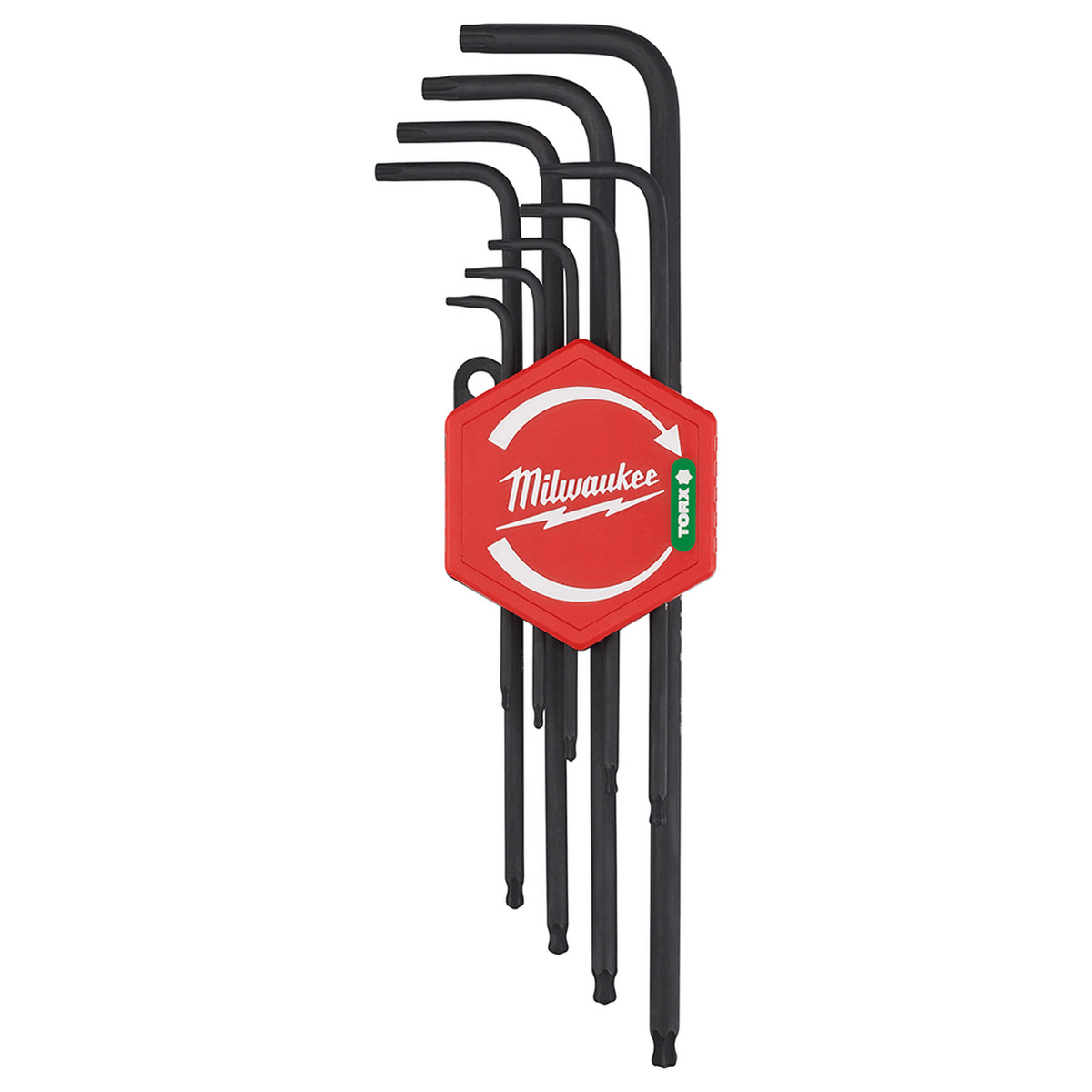 Milwaukee 4932492693 - 9 Piece Torx Key Set with Ball End - L Style