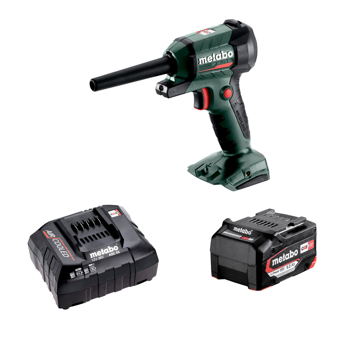 Metabo BP18LTXBL1LP52K - 18V Air Duster Kit (1 x 5.2Ah)
