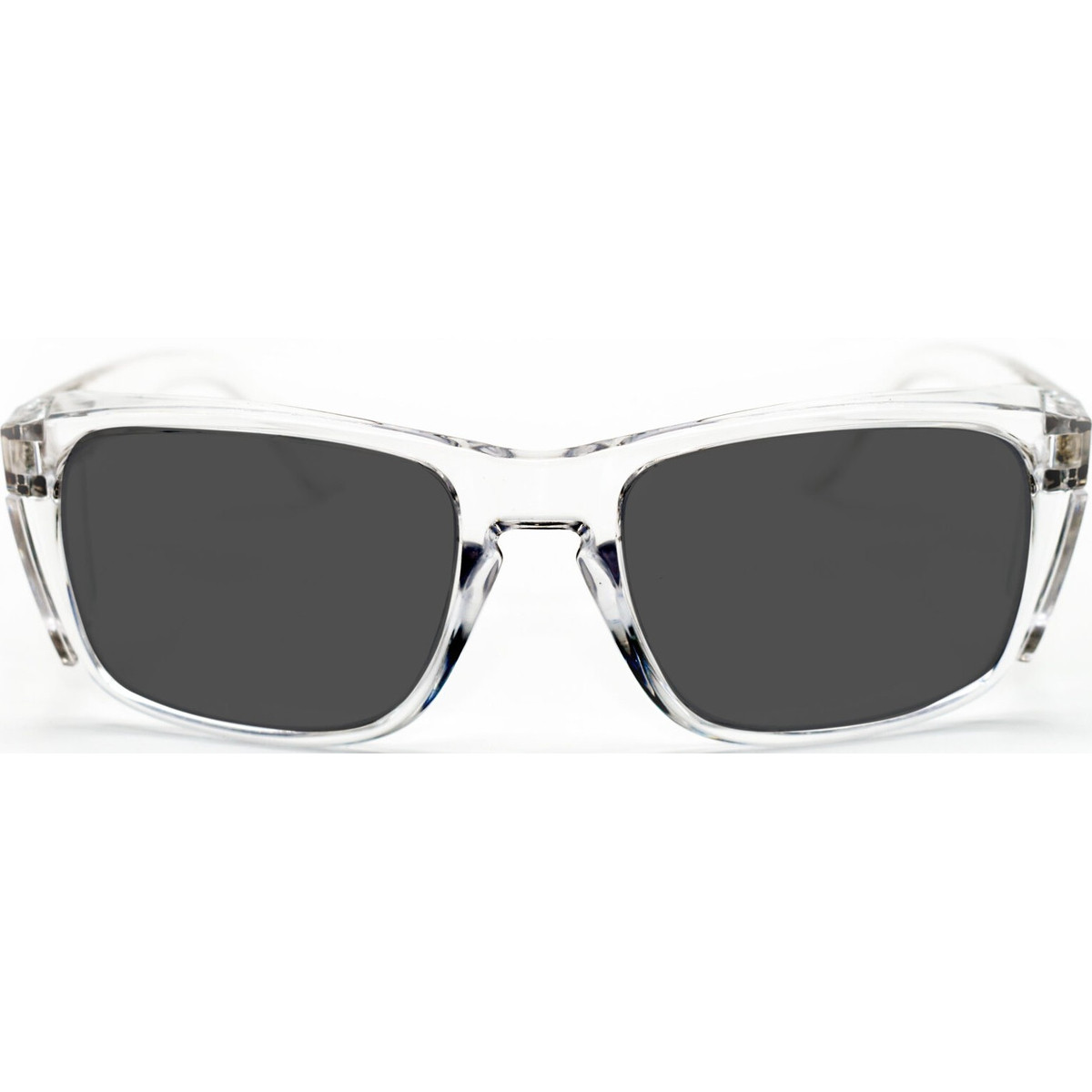 Eyres 334-CL-PG - Stealth Safety Glasses - Clear Frame Grey Polarised Lens
