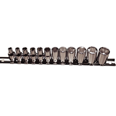 T&E 92212 - Socket Set - 1/4" - 12 Piece (6 Point)