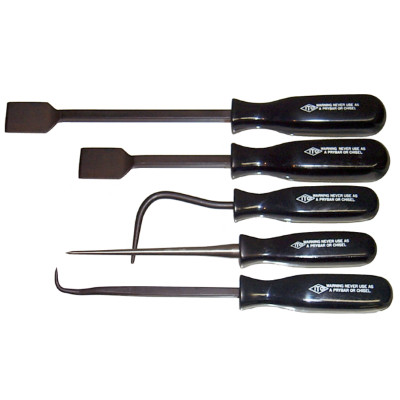 T&E J7555 - Gasket Scraper & Hook Set - 5 Piece