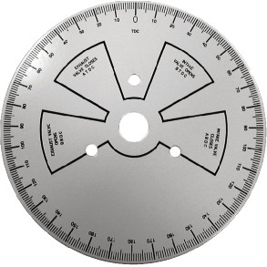 T&E 4096 - 360° TDC Timing Degree Wheel