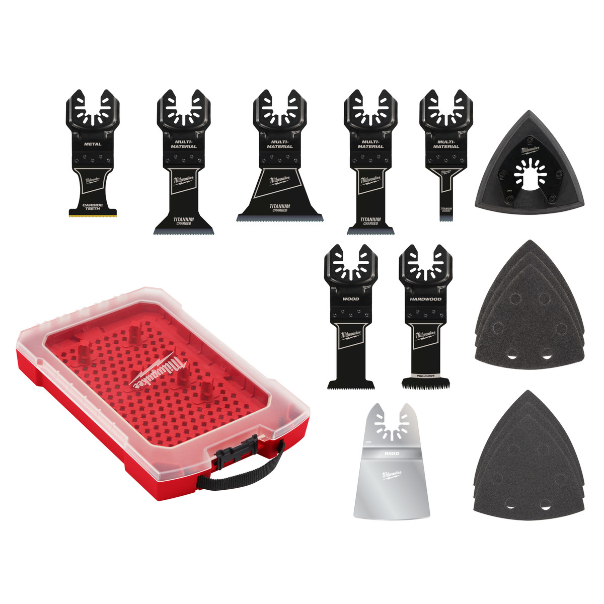 Milwaukee 49109114 - OPEN-LOK Multi-Tool Blade Set - 15 Piece