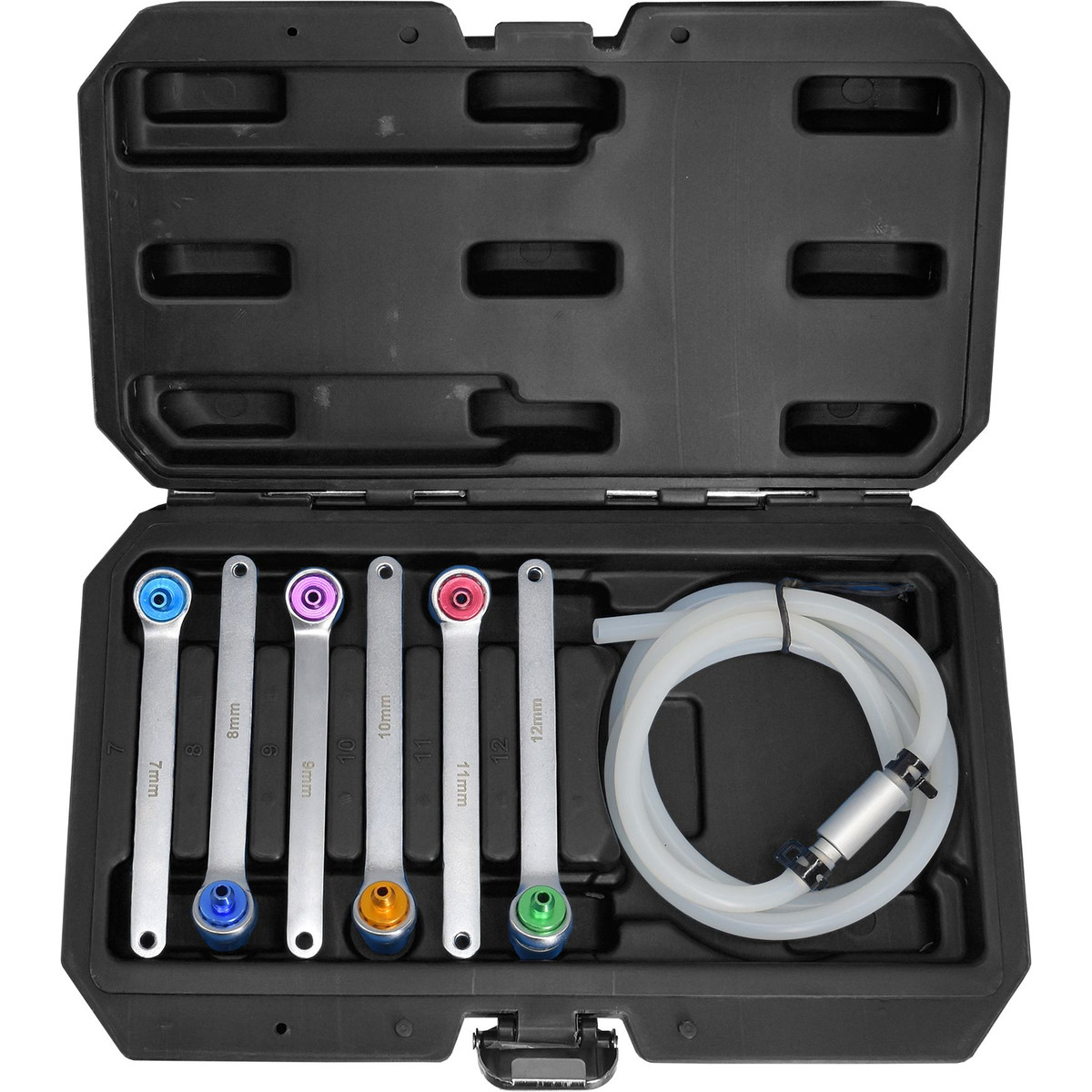PKTool PT52120 - 6 Point Brake & Clutch Bleeding Spanners Set - 7 Piece