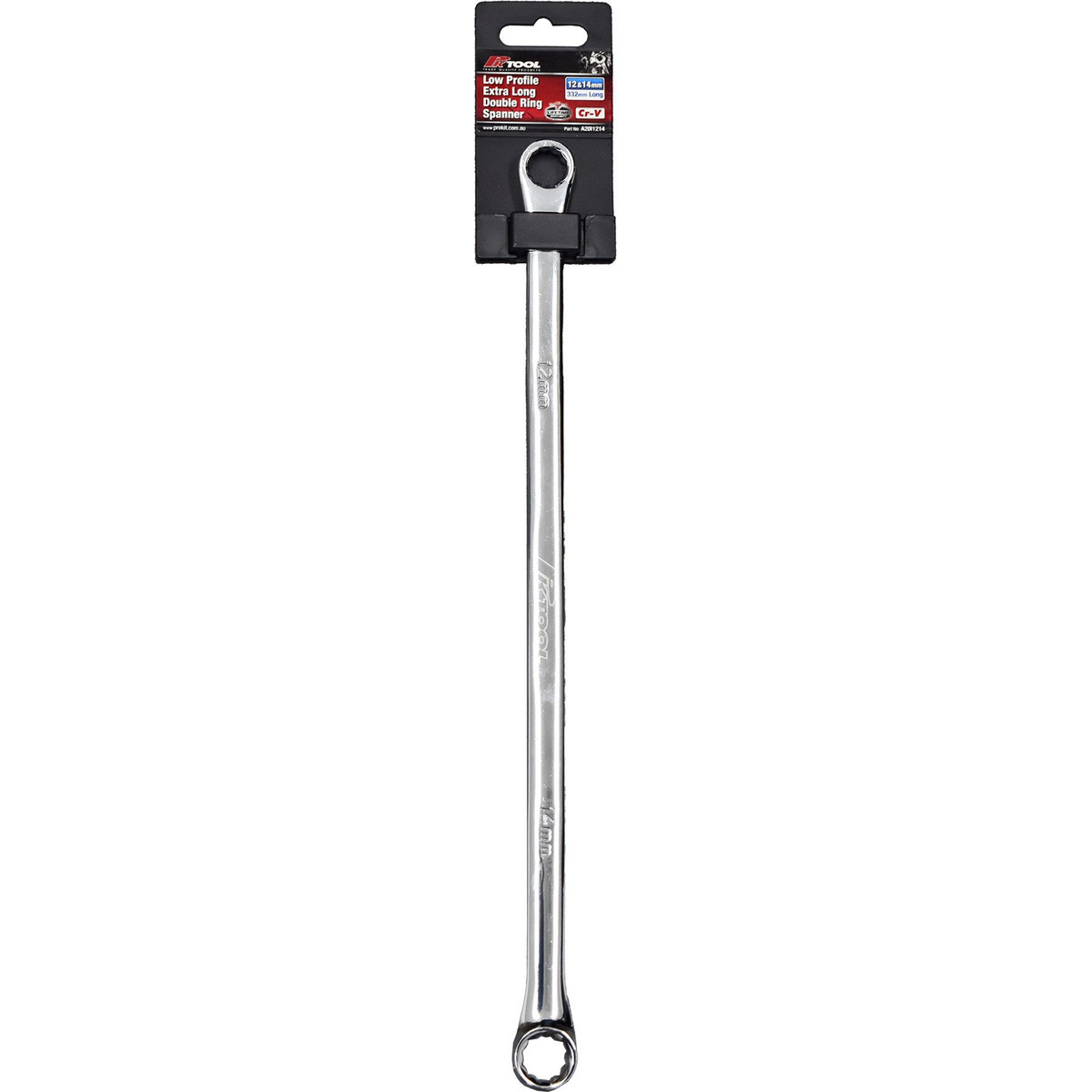 PKTool A20I1214 - Low Profile Ring Spanner - Extra Long - 12 x 14mm