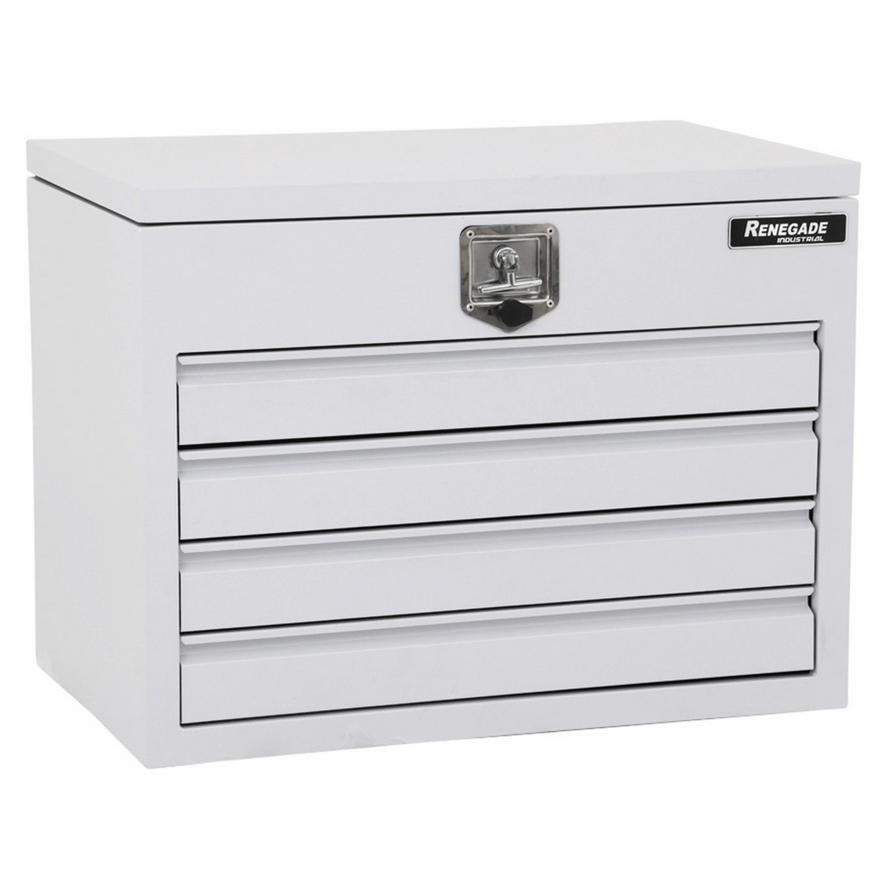 Renegade RITB4DT  4 Drawer White Powder Coat Steel Truck Box