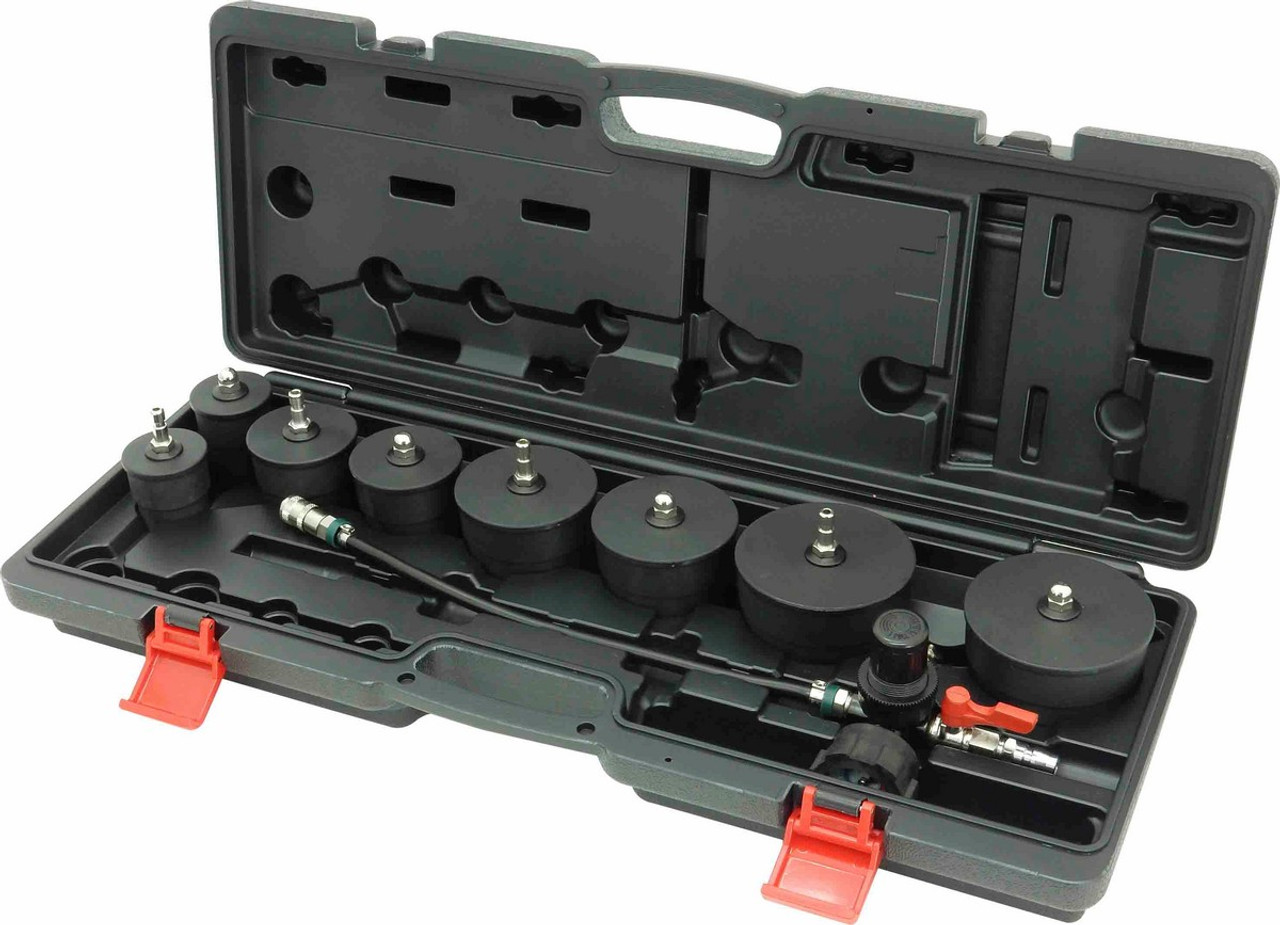 PKTool PT60503 - Turbo System Pressure Tester Kit - 9 Piece PKTool Australia