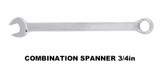 Kincrome K3525 - Combination Spanner 3/4" - Mirror Polish
