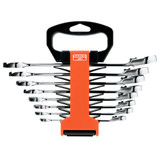 Bahco 1RZ/SH8 - Combination Ratcheting Wrench Set with Plastic Holder - 8 Piece