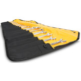Rugged Xtremes RX03B612YE - 17 Pocket Spanner Roll - PVC Yellow With Black Pockets