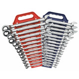 Gearwrench 9602NBW - Reversible Combo Ratchet Set 29 Piece Metric/Imperial 9602N + 9509N