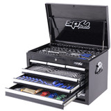 SP Tools SP50121 - Tool Kit - Custom Series - 218 Piece Metric/SAE - Black/Chrome