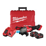 Milwaukee M18FSAG125XPDB2602 - 18V Brushless One-Key 125mm (5") High Speed Braking Angle Grinder with Deadman Paddle Switch Kit (2 x 6.0Ah) Milwaukee M18FSAG125XPDB2602 - 18V Brushless One-Key 125mm (5") High Speed Braking Angle Grinder with Deadman Paddle Switch Kit (2 x 6.0Ah)