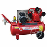 Peerless TS17W - Electric Single Phase Air Compressor - Belt Drive - 15A 3HP 300LPM Trade Series